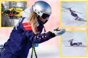 重摔被直升机拉走！林赛·沃恩目前伤情稳定，医疗团队正全力救治